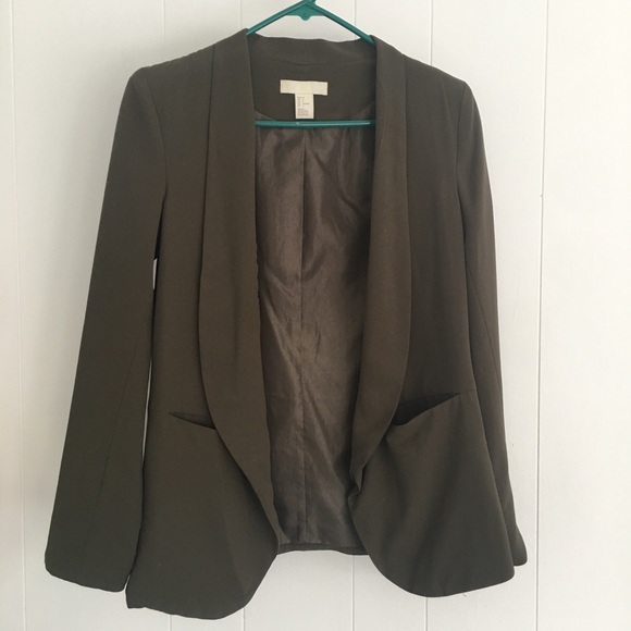 H&M Jackets & Blazers - H&M army green blazer